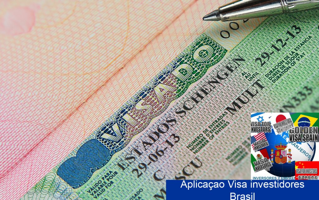 Aplicaçao visa de residencia investidores brasileros- Golden visa