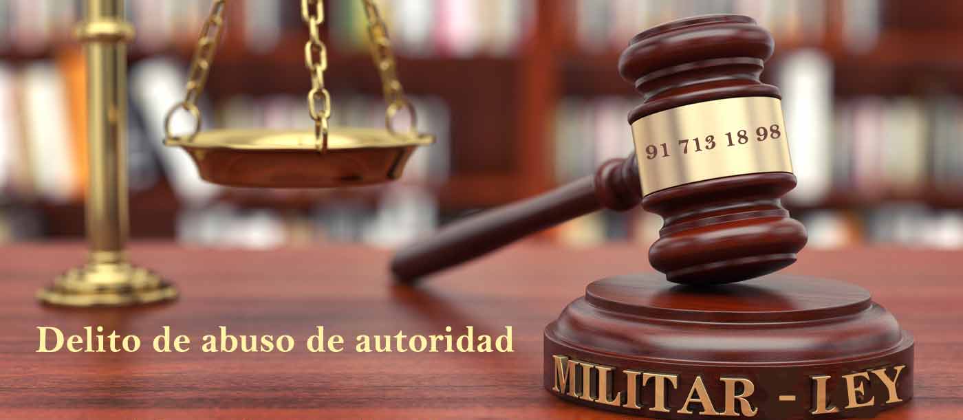 delito abuso autoridad militar