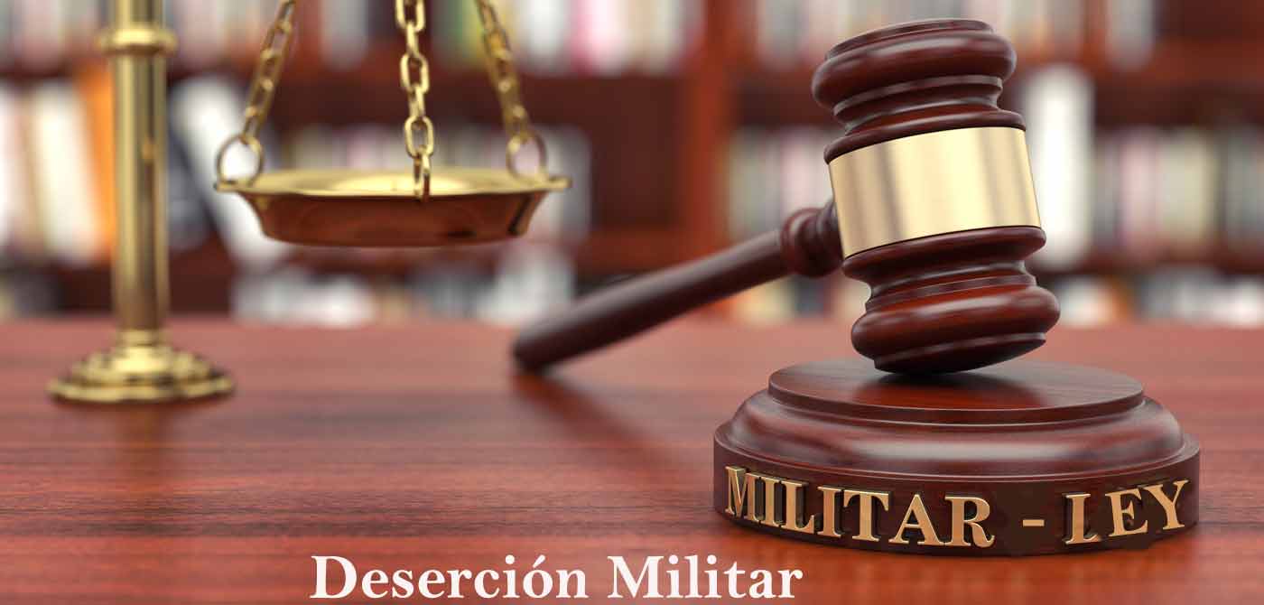 delito de deserción militar