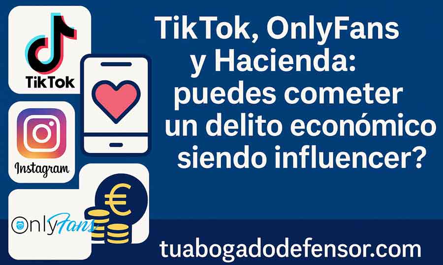 ¿puedes cometer un delito económico siendo influencer?